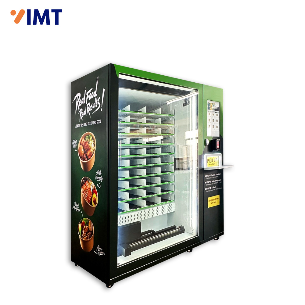 Smart Hot Food Vending Machine with Microwave Heating System for Ready-to-Eat Meals,Iron Momenta Technology Company,Smart Hot Food Vending Machine with Microwave Heating System for Ready-to-Eat Meals