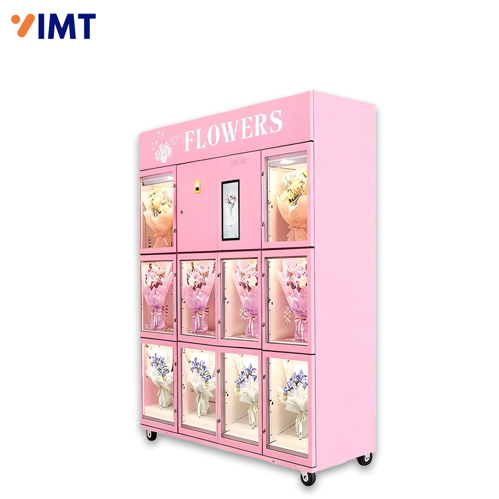 15.6-Inch Smart Flower Vending Machine with Refrigeration Anti-Fog Glass,Iron Momenta Technology Company,15.6-Inch Smart Flower Vending Machine with Refrigeration Anti-Fog Glass