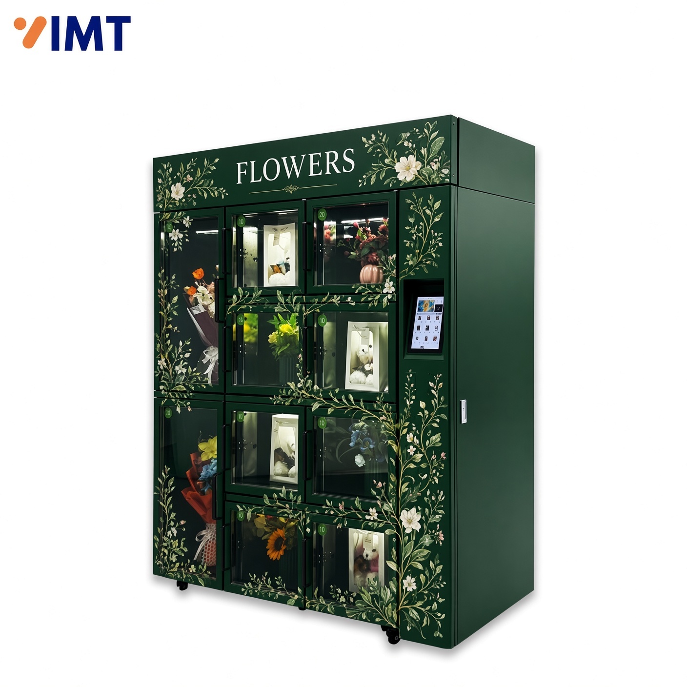 7.1Inch Touch Screen Fresh Flower & Bouquet Vending Machine 24/7 Selfservice Floral Kiosk,Iron Momenta Technology Company,7.1-Inch Touch Screen Fresh Flower & Bouquet Vending Machine 24/7 Self-service Floral Kiosk