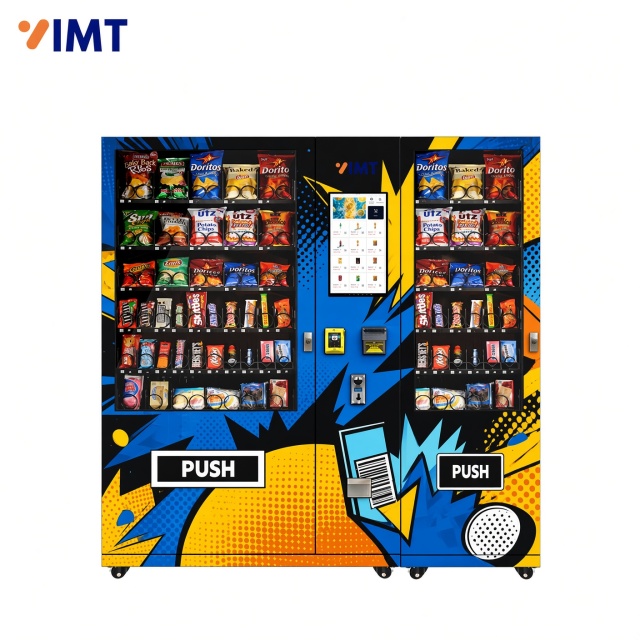POPART 96 Slots 21.5-Inch Screen Refrigerated Snack & Drink Combo Vending Machine,Iron Momenta Technology Company,POPART 96 Slots 21.5-Inch Screen Refrigerated Snack & Drink Combo Vending Machine