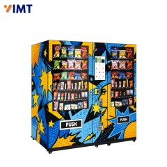 POPART 96 Slots 21.5-Inch Screen Refrigerated Snack & Drink Combo Vending Machine,Iron Momenta Technology Company,POPART 96 Slots 21.5-Inch Screen Refrigerated Snack & Drink Combo Vending Machine