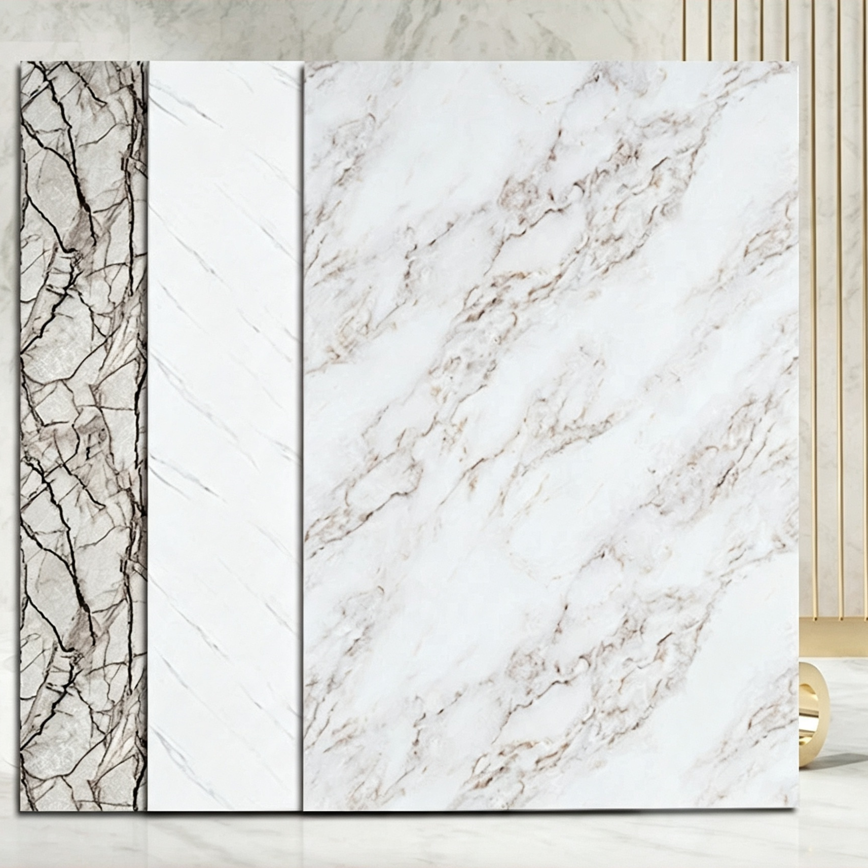 Anti-Scratch Hard Wearing UV Marble Sheets,Linyi Rayhoo New Materials Co.,Ltd,HIGH GLOSS UV MARBLE SHEETS