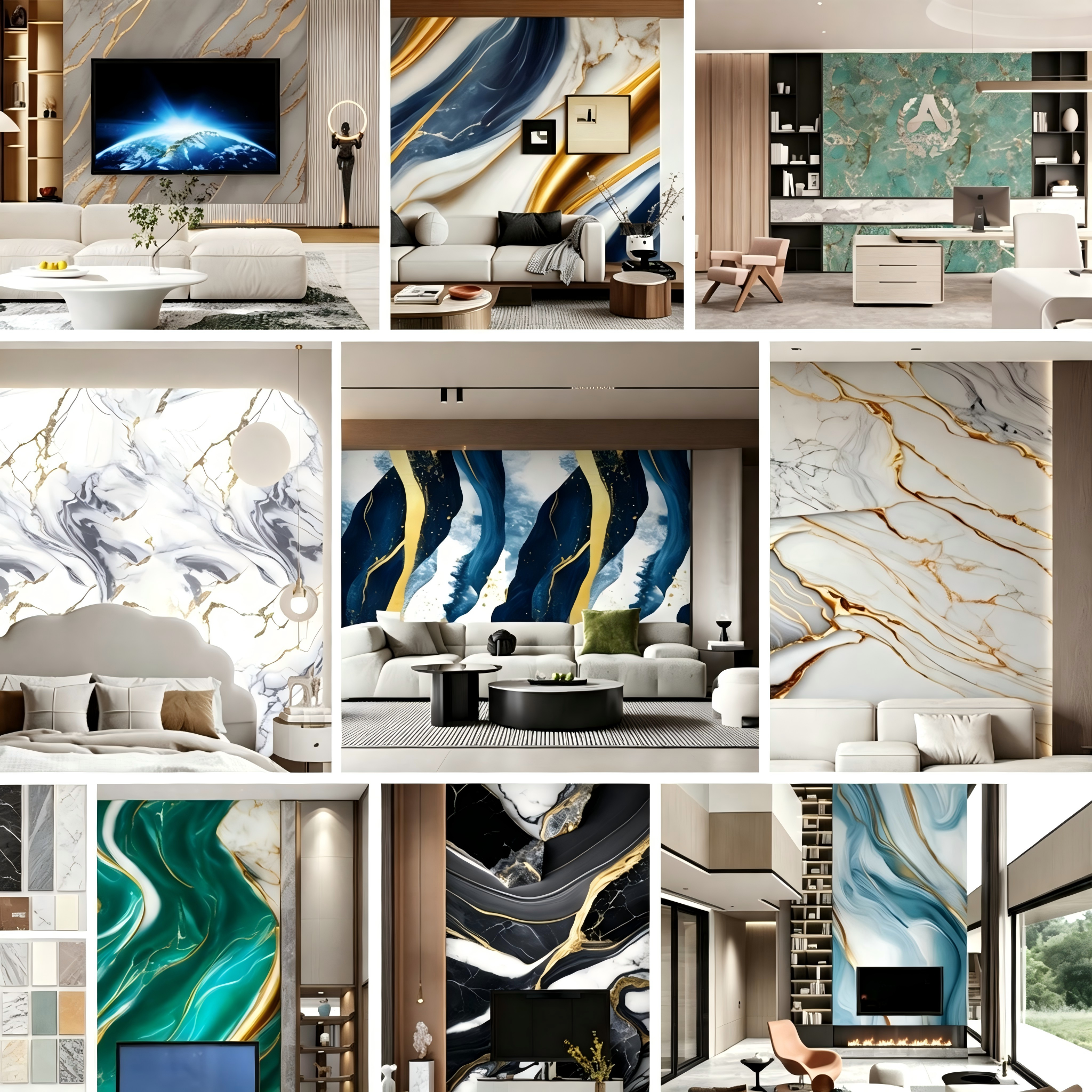Waterproof Moldproof UV Marble Sheet,Linyi Rayhoo New Materials Co.,Ltd,Budget-Friendly PVC Marble Sheets