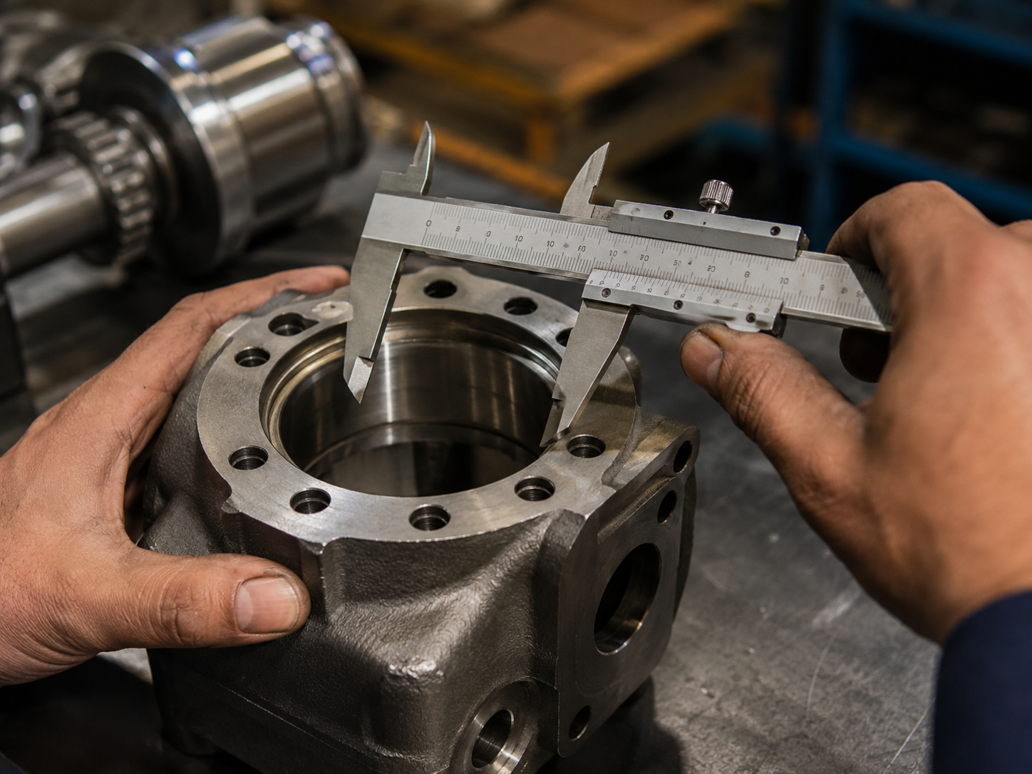Dimension Check for Hydraulic Parts