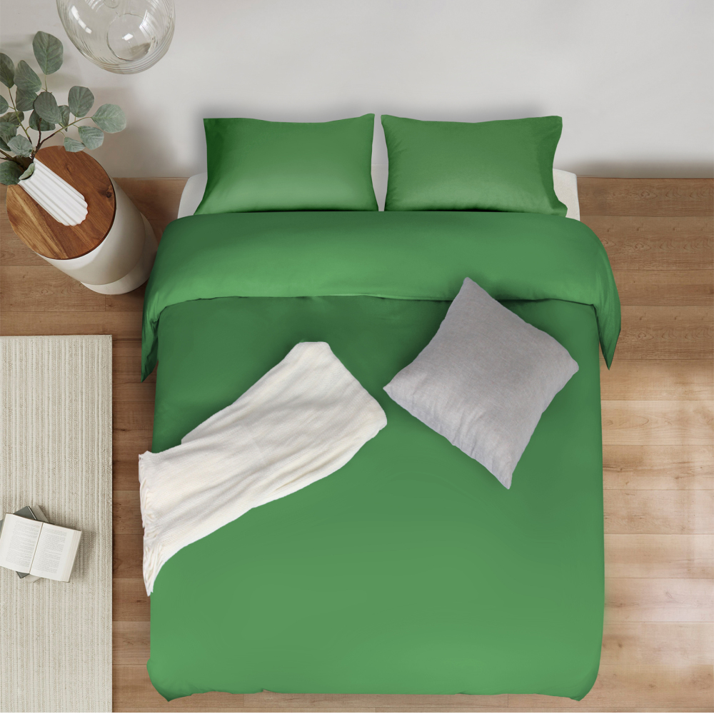 White Duvet Cover Queen Size – Queen Duvet Cover Set - Soft and Breathable Comforter Cover with Zipper Closure, 3Pieces, 1 Duvet Cover (90x90) and 2 Pillow Cases(20x26)