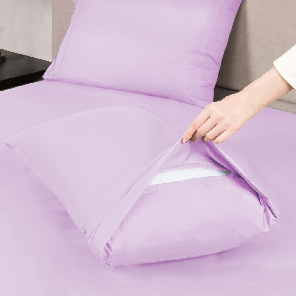 Queen Size Sheet Set - Hotel Luxury 1800 Bedding Sheets & Pillowcases - Deep Pocket Fitted Sheet, Soft, Breathable, Wrinkle & Fade Resistant - 4 Piece (Queen, Blush Pink)