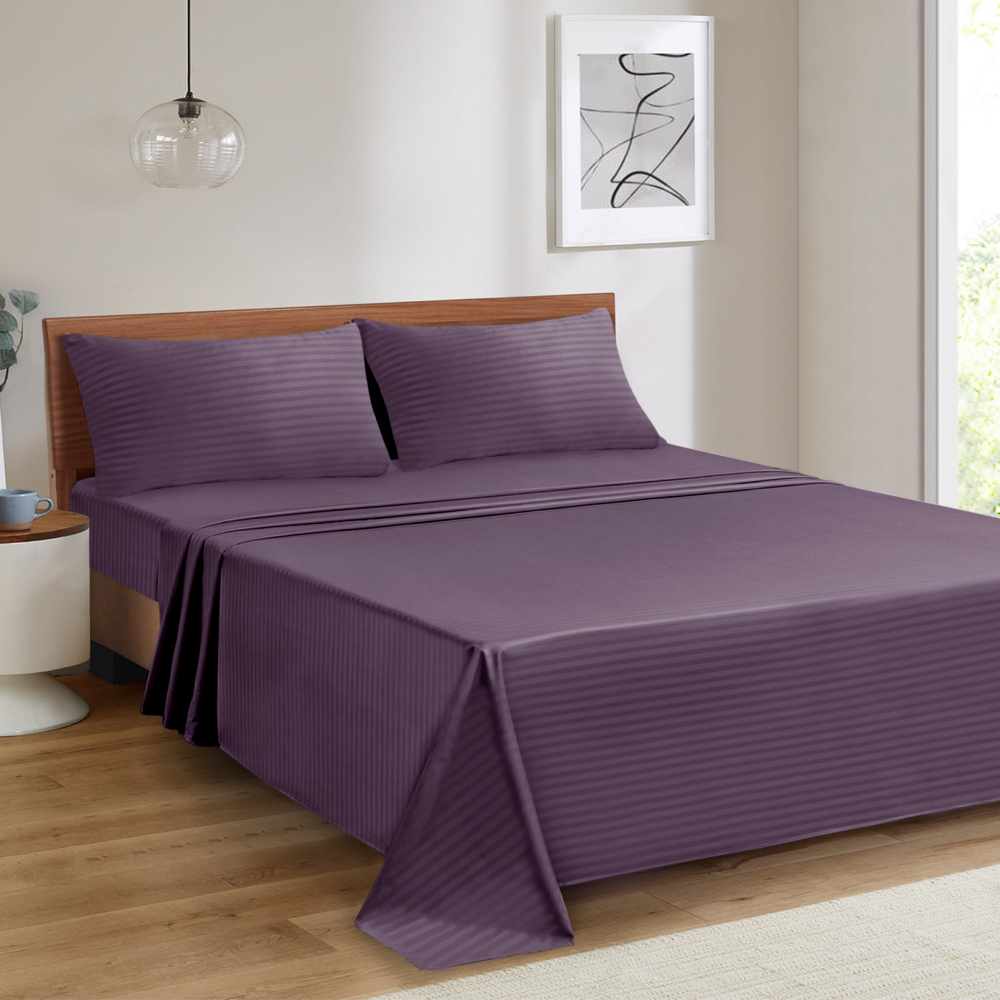 Queen Size Sheet Set - Hotel Luxury 1800 Bedding Sheets & Pillowcases - Deep Pocket Fitted Sheet, Soft, Breathable, Wrinkle & Fade Resistant - 4 Piece (Queen, Blush Pink)