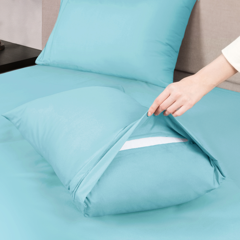 Hotel Luxury Queen Pillowcases – Microfiber 20x30 inches Pillow Cases Set of 2 – Soft, Cozy and Breathable Pillow Covers with Envelope Closure(2Piece, Queen/Standard, Dusty Pink)