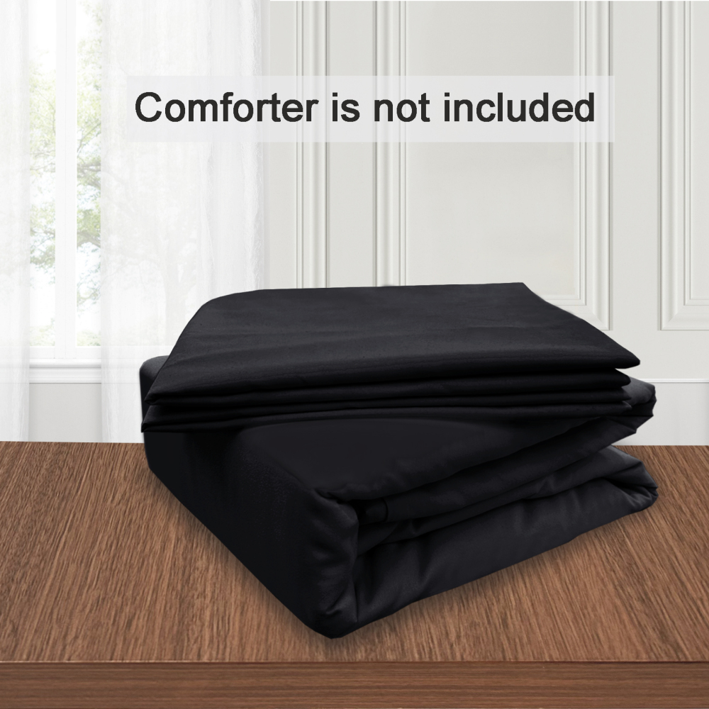 White Duvet Cover Queen Size – Queen Duvet Cover Set - Soft and Breathable Comforter Cover with Zipper Closure, 3Pieces, 1 Duvet Cover (90x90) and 2 Pillow Cases(20x26)