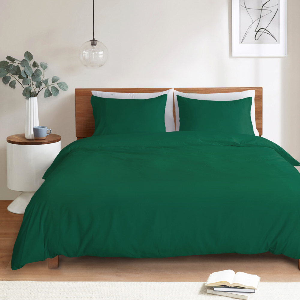 White Duvet Cover Queen Size – Queen Duvet Cover Set - Soft and Breathable Comforter Cover with Zipper Closure, 3Pieces, 1 Duvet Cover (90x90) and 2 Pillow Cases(20x26)