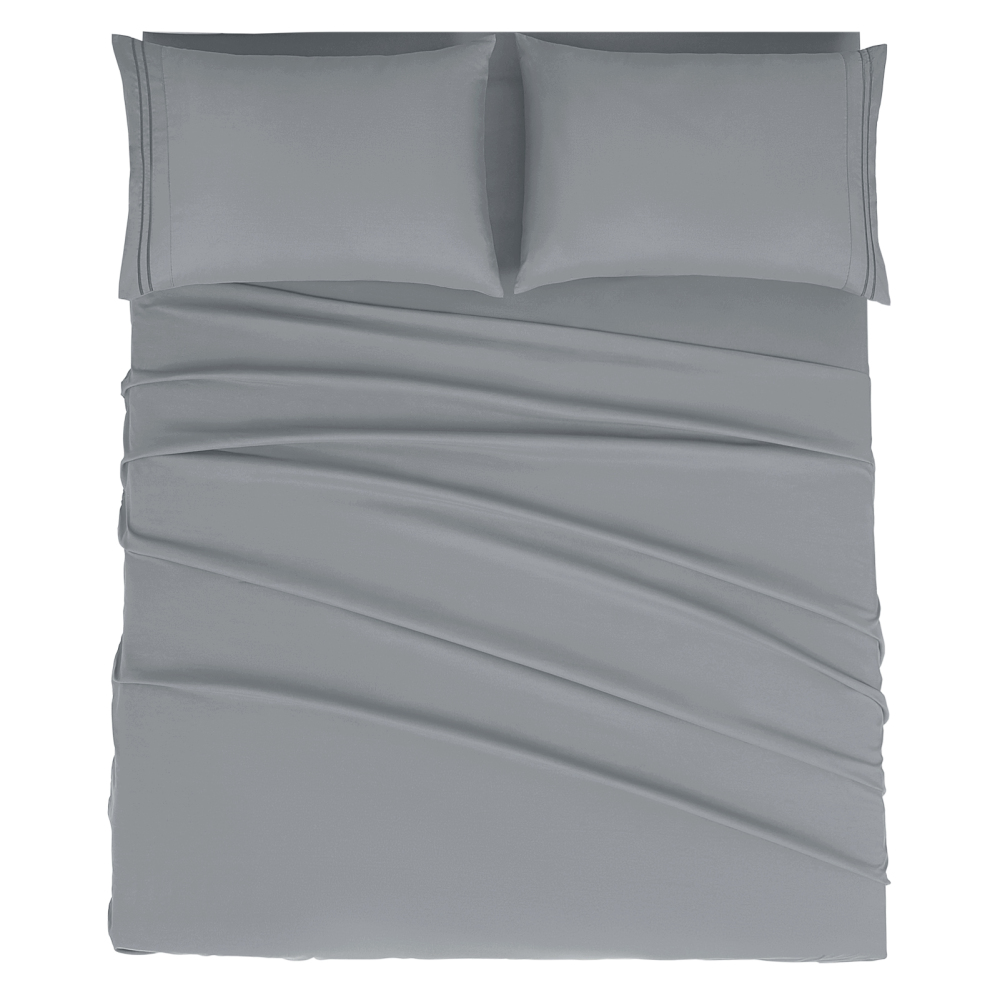 Queen Size Sheet Set - Hotel Luxury 1800 Bedding Sheets & Pillowcases - Deep Pocket Fitted Sheet, Soft, Breathable, Wrinkle & Fade Resistant - 4 Piece (Queen, Blush Pink)