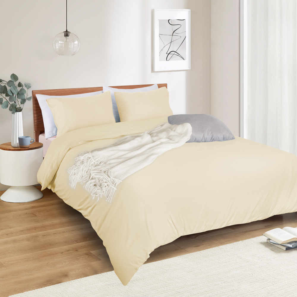 White Duvet Cover Queen Size – Queen Duvet Cover Set - Soft and Breathable Comforter Cover with Zipper Closure, 3Pieces, 1 Duvet Cover (90x90) and 2 Pillow Cases(20x26)