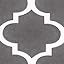14-gray Quatrefoil With White Pattern