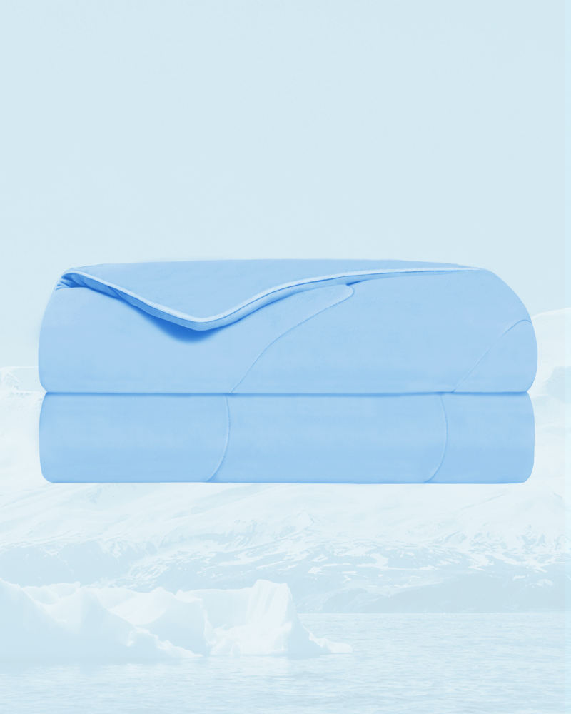 Cooling Comforters Queen Size - Cooling Blankets for Hot Sleepers - Summer Bedding with Light Weight, Breathable, Soft & Silk Fabric, 90”x90”, Blush Pink