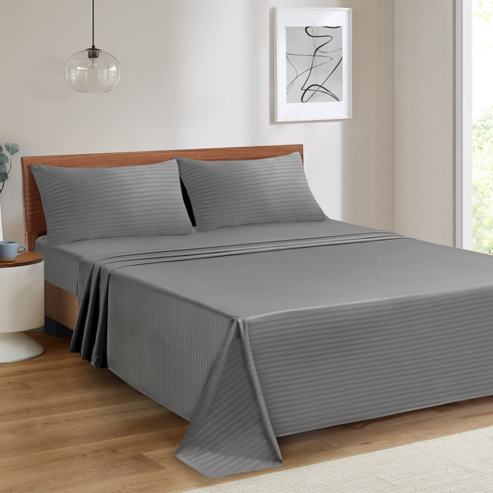 Queen Size Sheet Set - Hotel Luxury 1800 Bedding Sheets & Pillowcases - Deep Pocket Fitted Sheet, Soft, Breathable, Wrinkle & Fade Resistant - 4 Piece (Queen, Blush Pink)