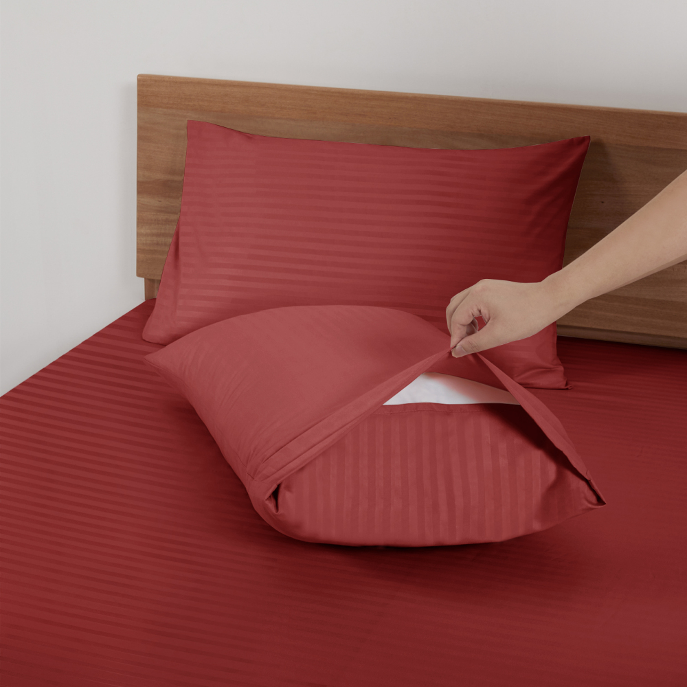Queen Size Sheet Set - Hotel Luxury 1800 Bedding Sheets & Pillowcases - Deep Pocket Fitted Sheet, Soft, Breathable, Wrinkle & Fade Resistant - 4 Piece (Queen, Blush Pink)