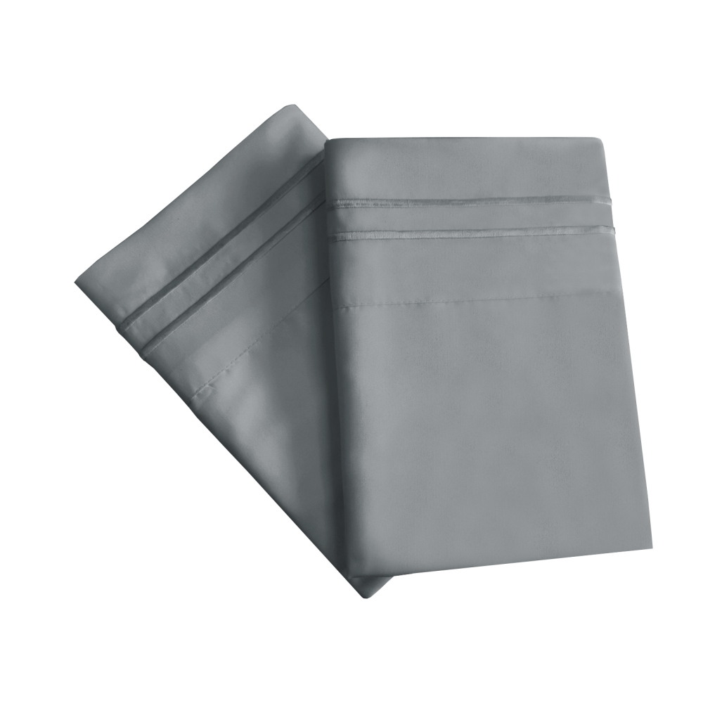 Hotel Luxury Queen Pillowcases – Microfiber 20x30 inches Pillow Cases Set of 2 – Soft, Cozy and Breathable Pillow Covers with Envelope Closure(2Piece, Queen/Standard, Dusty Pink)