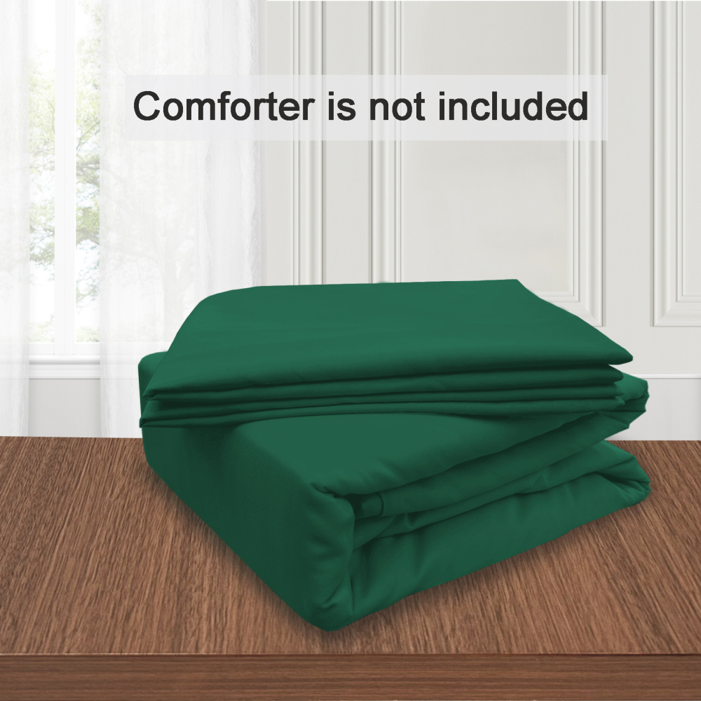 White Duvet Cover Queen Size – Queen Duvet Cover Set - Soft and Breathable Comforter Cover with Zipper Closure, 3Pieces, 1 Duvet Cover (90x90) and 2 Pillow Cases(20x26)