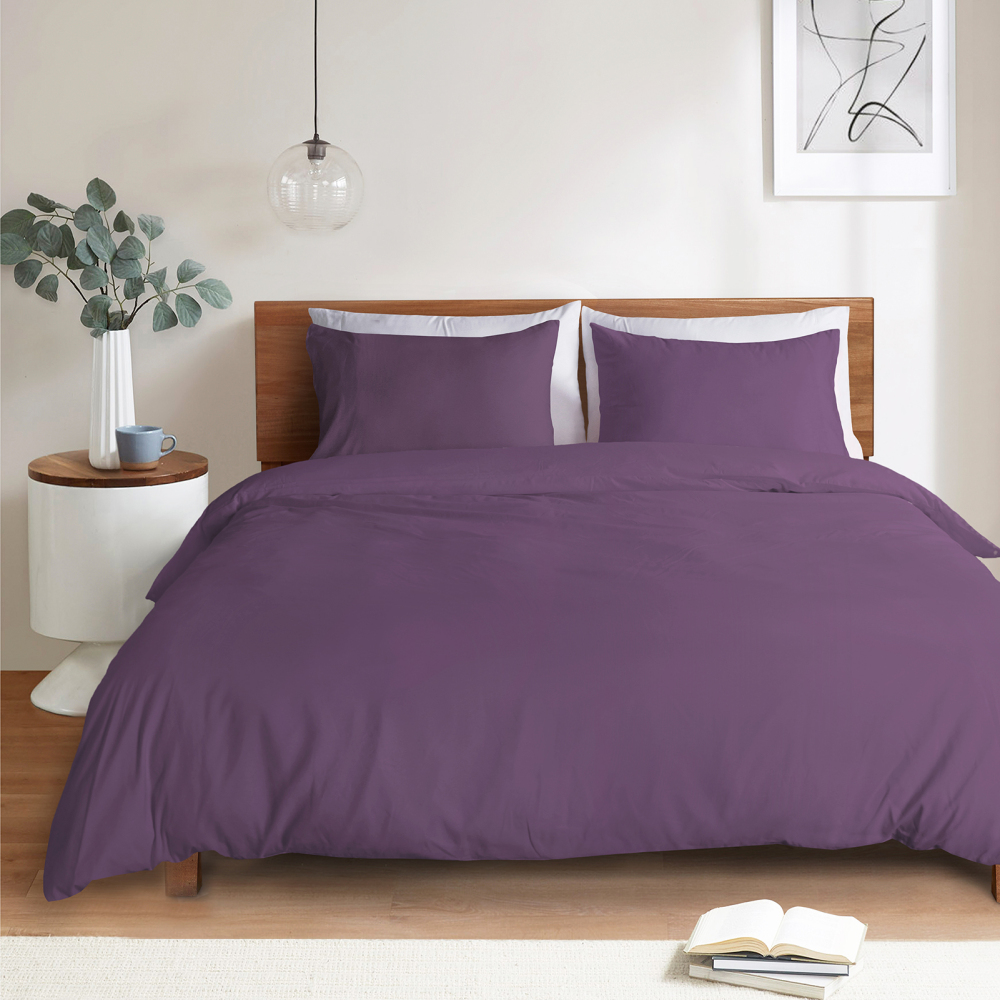 White Duvet Cover Queen Size – Queen Duvet Cover Set - Soft and Breathable Comforter Cover with Zipper Closure, 3Pieces, 1 Duvet Cover (90x90) and 2 Pillow Cases(20x26)
