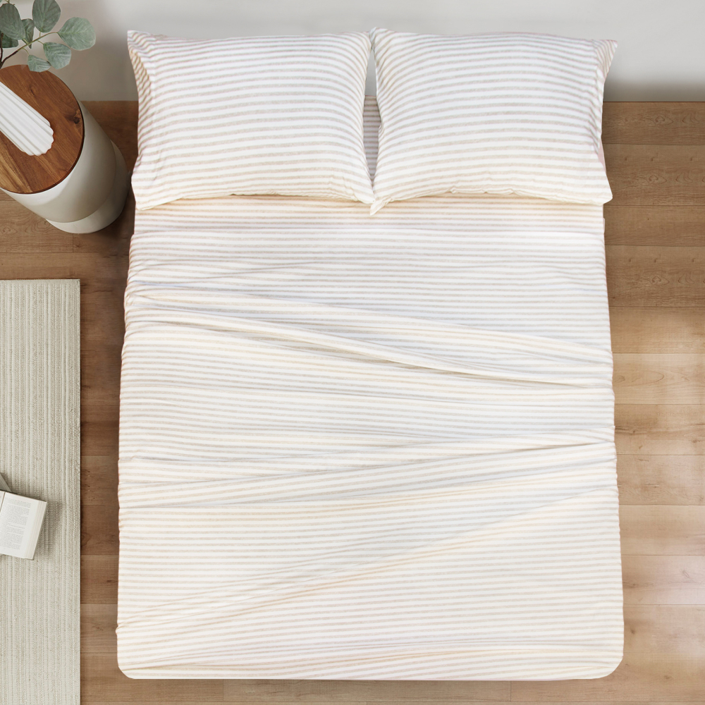 Queen Size Sheet Set - Hotel Luxury 1800 Bedding Sheets & Pillowcases - Deep Pocket Fitted Sheet, Soft, Breathable, Wrinkle & Fade Resistant - 4 Piece (Queen, Blush Pink)