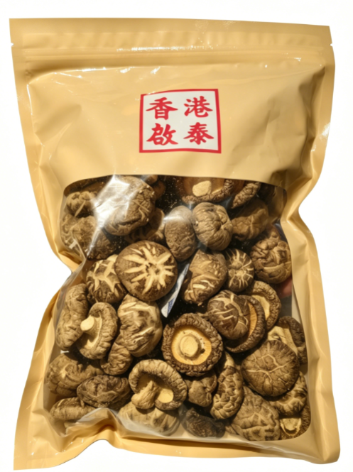 【原木冬菇 】香港啟泰 300g 袋裝 厚肉花菇乾貨 煲湯煮餸專用菌菇