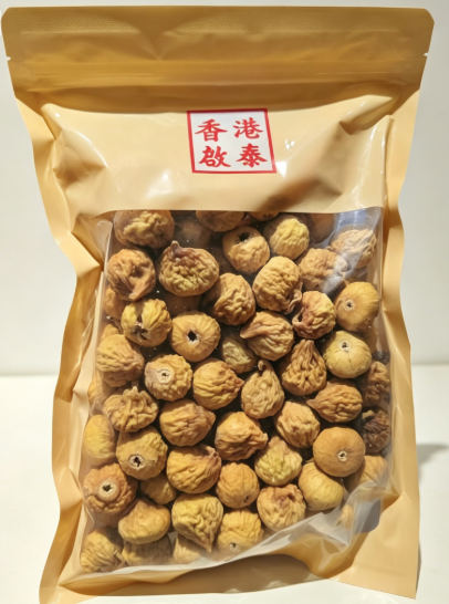 【 無花果乾】香港啟泰150g 袋裝 原生大果無硫無花果 潤喉煲湯即食乾果