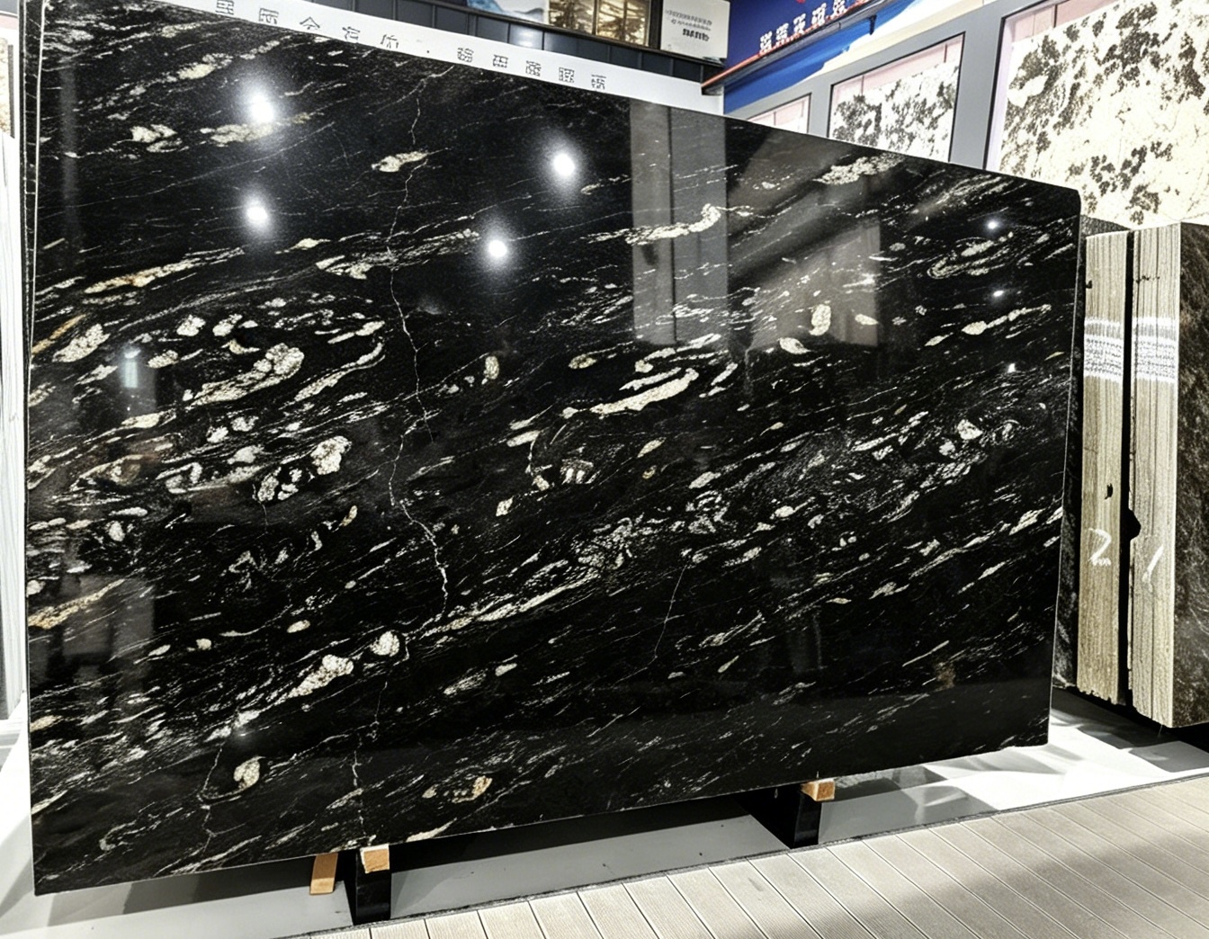 Cosmic Black Stone Honeycomb Panels,Luxury Stone Composite Panels Manufacturer | Lightweight Aluminum Marble & Onyx Honeycomb Panels,Cosmic Black Stone Honeycomb Panels