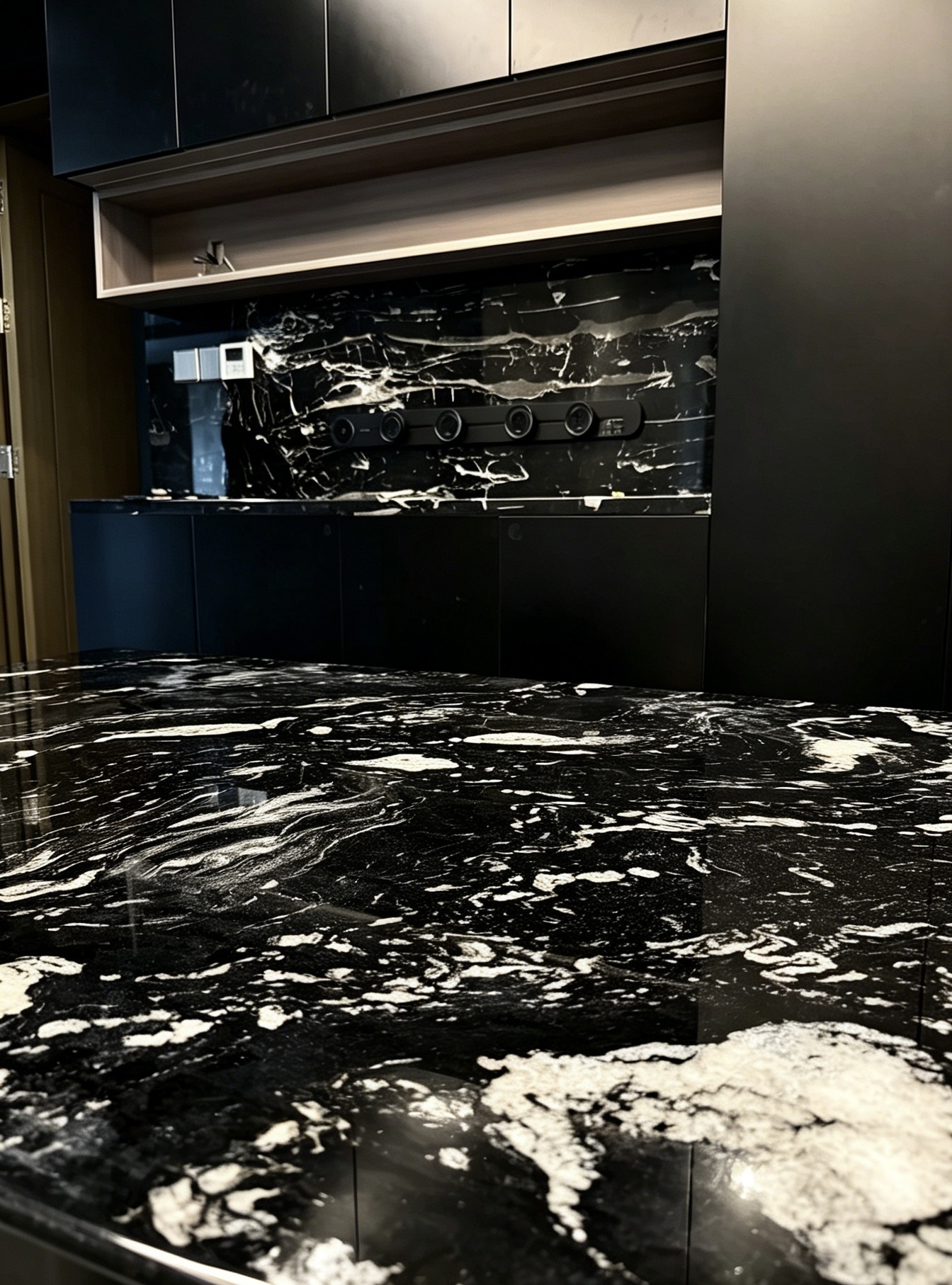 Cosmic Black Stone Honeycomb Panels,Luxury Stone Composite Panels Manufacturer | Lightweight Aluminum Marble & Onyx Honeycomb Panels,Cosmic Black Stone Honeycomb Panels