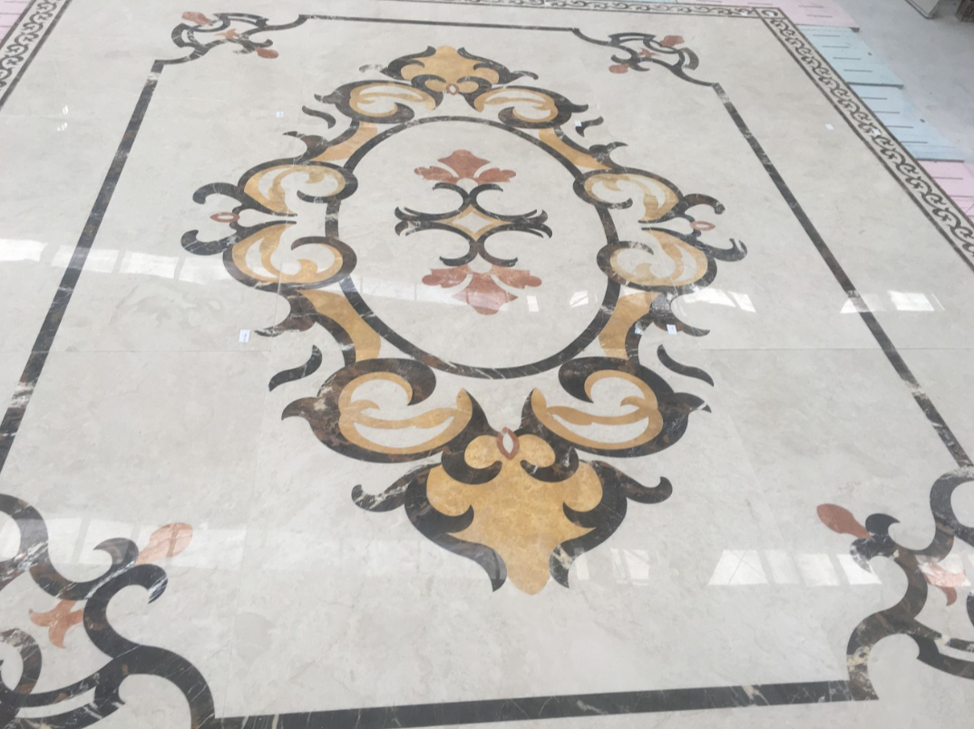 waterjet medallion,Luxury Stone Composite Panels Manufacturer | Lightweight Aluminum Marble & Onyx Honeycomb Panels,waterjet medallion,Waterjet Inlay,Floor Medallion,Stone Mosaic Medallion,Marble Waterjet Medallion
