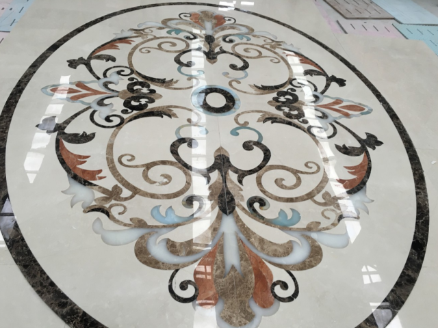 waterjet medallion,Luxury Stone Composite Panels Manufacturer | Lightweight Aluminum Marble & Onyx Honeycomb Panels,waterjet medallion,Waterjet Inlay,Floor Medallion,Stone Mosaic Medallion,Marble Waterjet Medallion