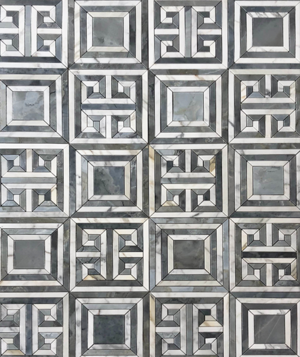 Labyrinth Marble Water‑jet Mosaic,Luxury Stone Composite Panels Manufacturer | Lightweight Aluminum Marble & Onyx Honeycomb Panels,waterjet medallion,luxury stone honeycomb panel,Stone Honeycomb Panel,Facade Stone