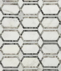 Labyrinth Marble Water‑jet Mosaic,Luxury Stone Composite Panels Manufacturer | Lightweight Aluminum Marble & Onyx Honeycomb Panels,waterjet medallion,luxury stone honeycomb panel,Stone Honeycomb Panel,Facade Stone