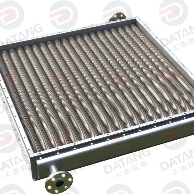 steel tube aluminum fin heat exchanger