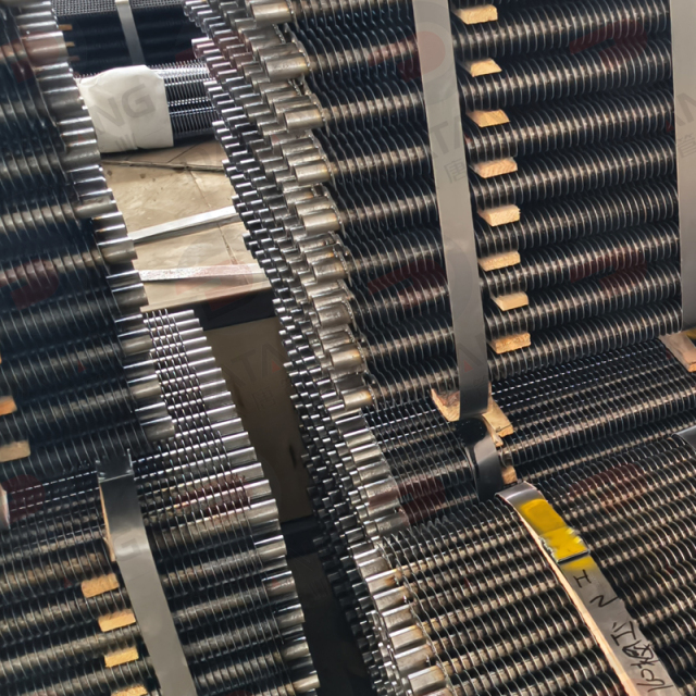 Laser welded finned tube