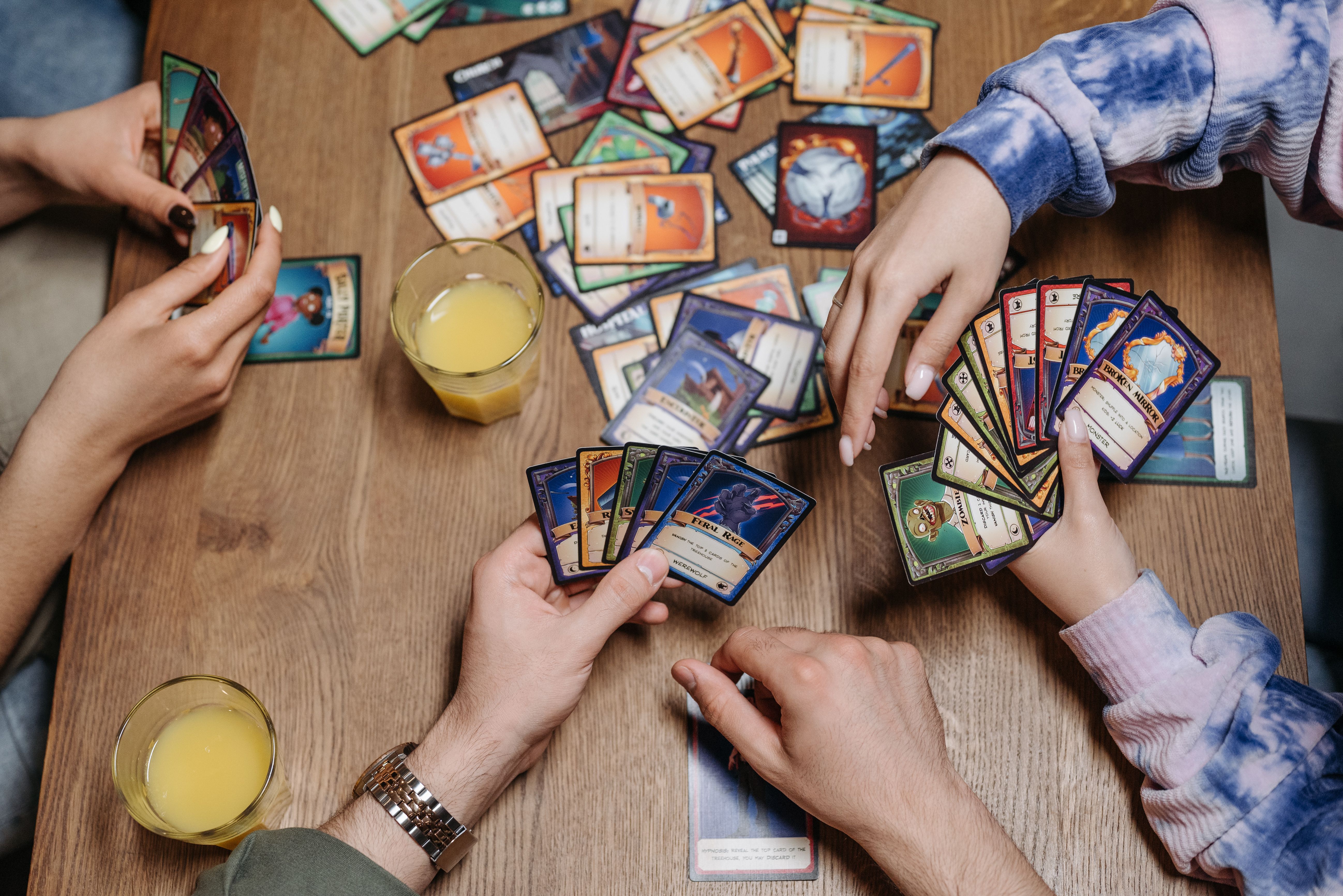 Custom board game cards