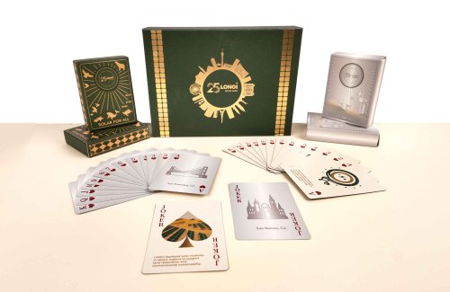 Custom playing card gift box set