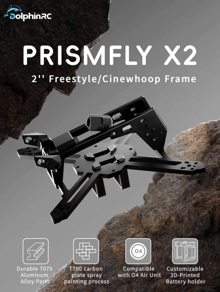 DolphinRC PRISMFLY X2 Frame Kit