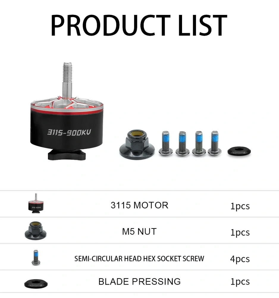 DolphinRC HeavyMax 3115 900KV Motor