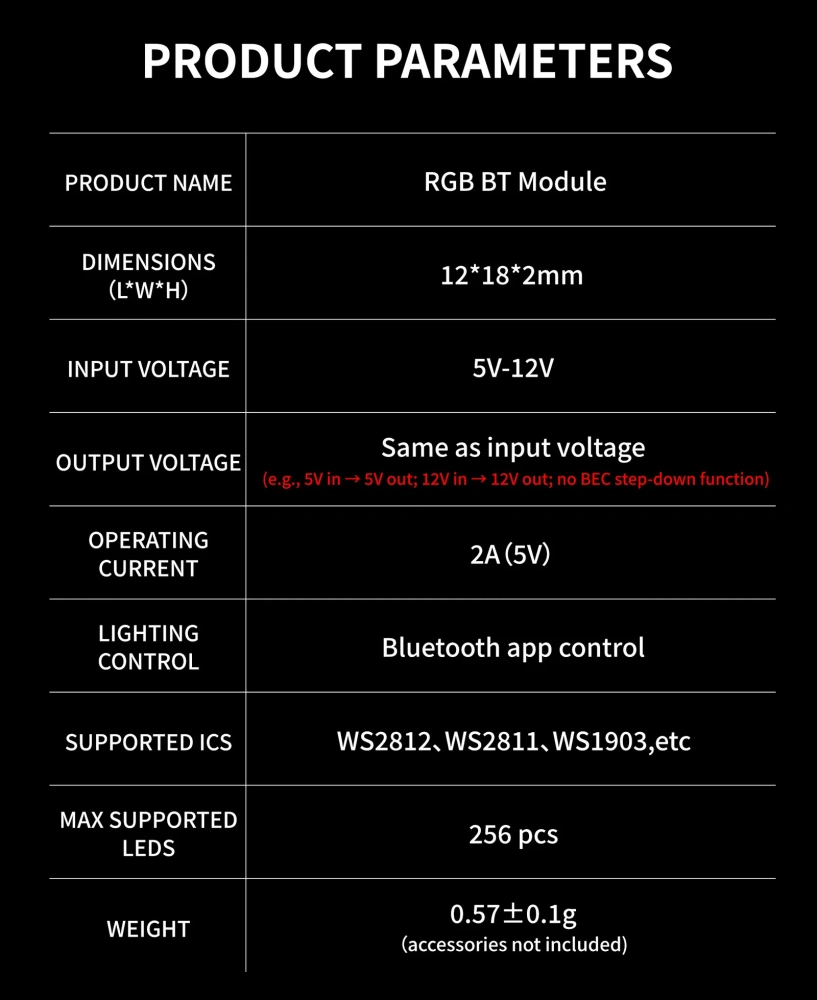 DolphinRC RGB Bluetooth Control Module