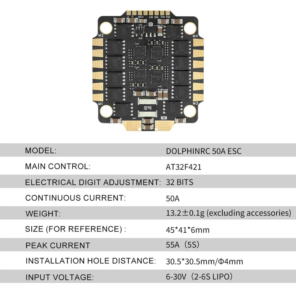 DolphinRC F405 V3 50A 60A STACK