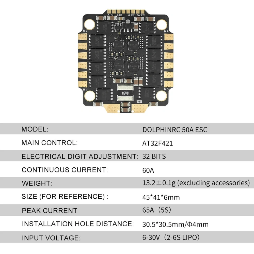 DolphinRC F405 V3 50A 60A STACK