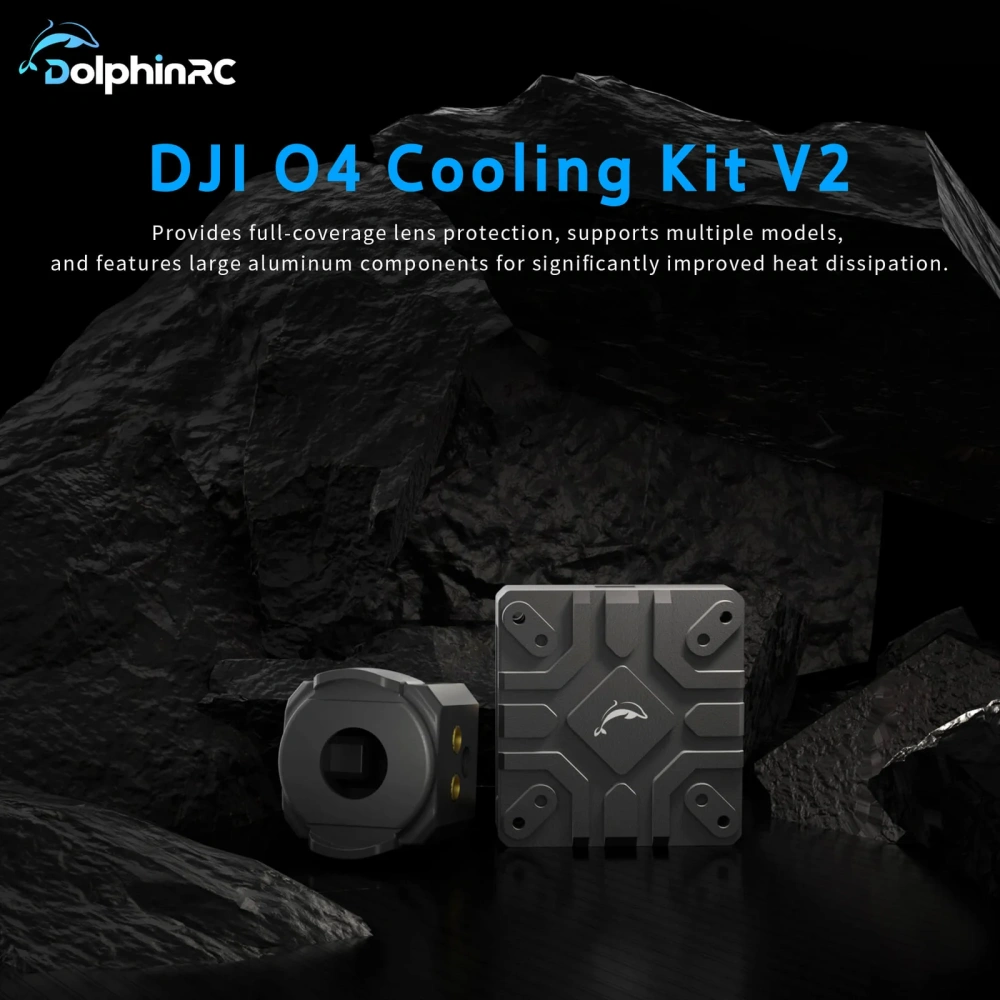 DolphinRC Heatsink for DJI O4 Unit