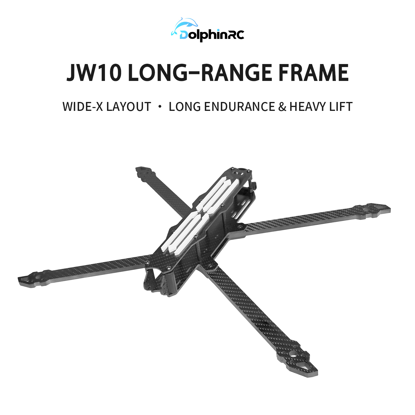 DolphinRC JW10 Inch Long Range Quadcopter Frame Kit