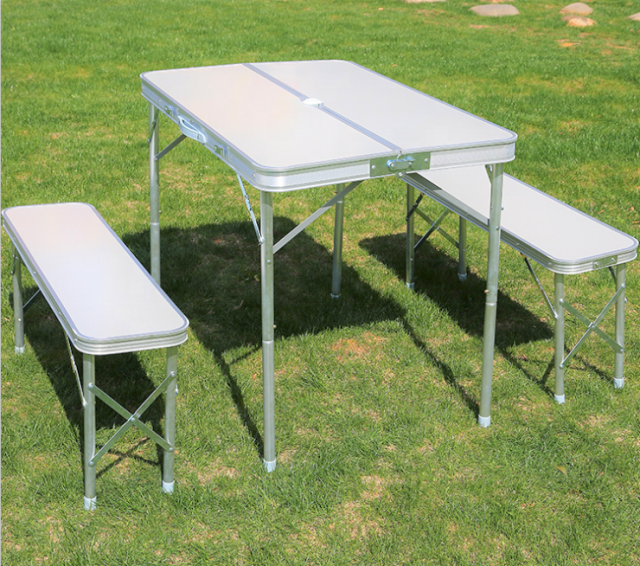Folding table and chairs