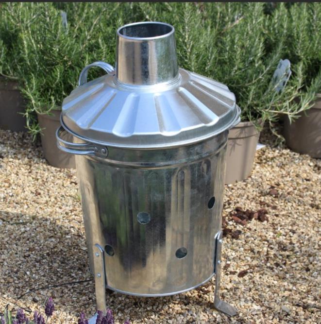 14L Galvanized steel garden waste incinerator/ household waste incinerator