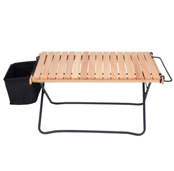 Wood Roll Up Outdoor Camping Table