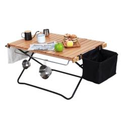 Wood Roll Up Outdoor Camping Table