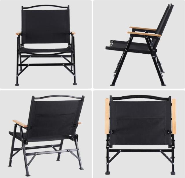 Outdoor Foldable Detachable Camping Aluminum Frame kermit Chair