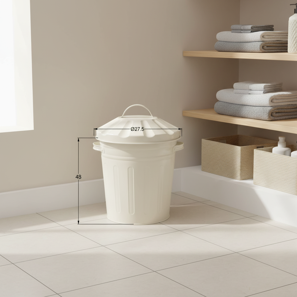 Garden color bin-Cream