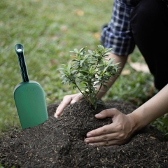 Plastic garden shovel